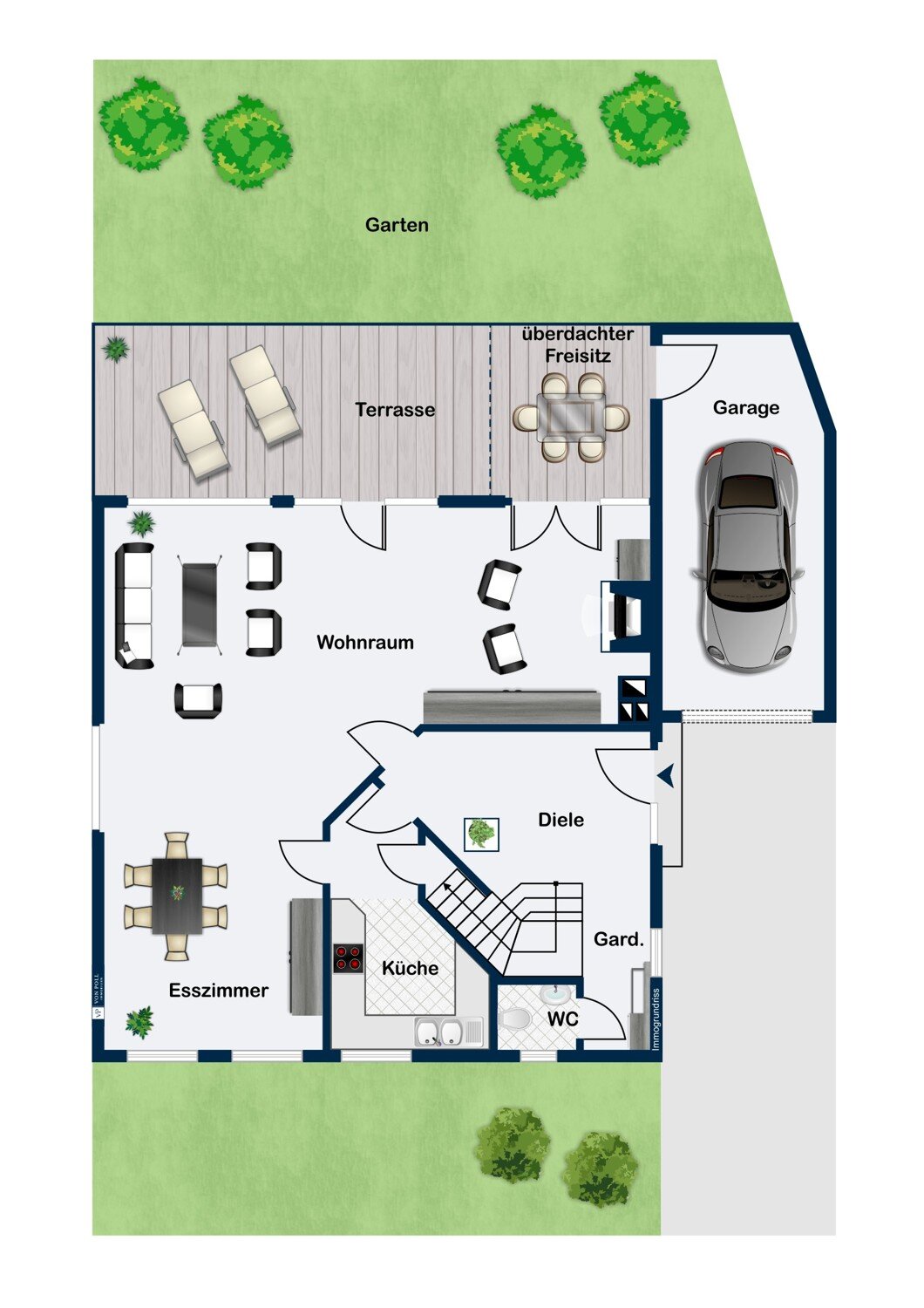 Einfamilienhaus zum Kauf 799.000 € 4 Zimmer 156 m²<br/>Wohnfläche 387 m²<br/>Grundstück Huckingen Duisburg / Huckingen 47259