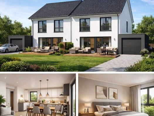 Doppelhaushälfte zum Kauf - Erstbezug 690.000 € 4 Zimmer 135 m² 250 m² Grundstück frei ab sofort Ludwigsfelde Ludwigsfelde 14974