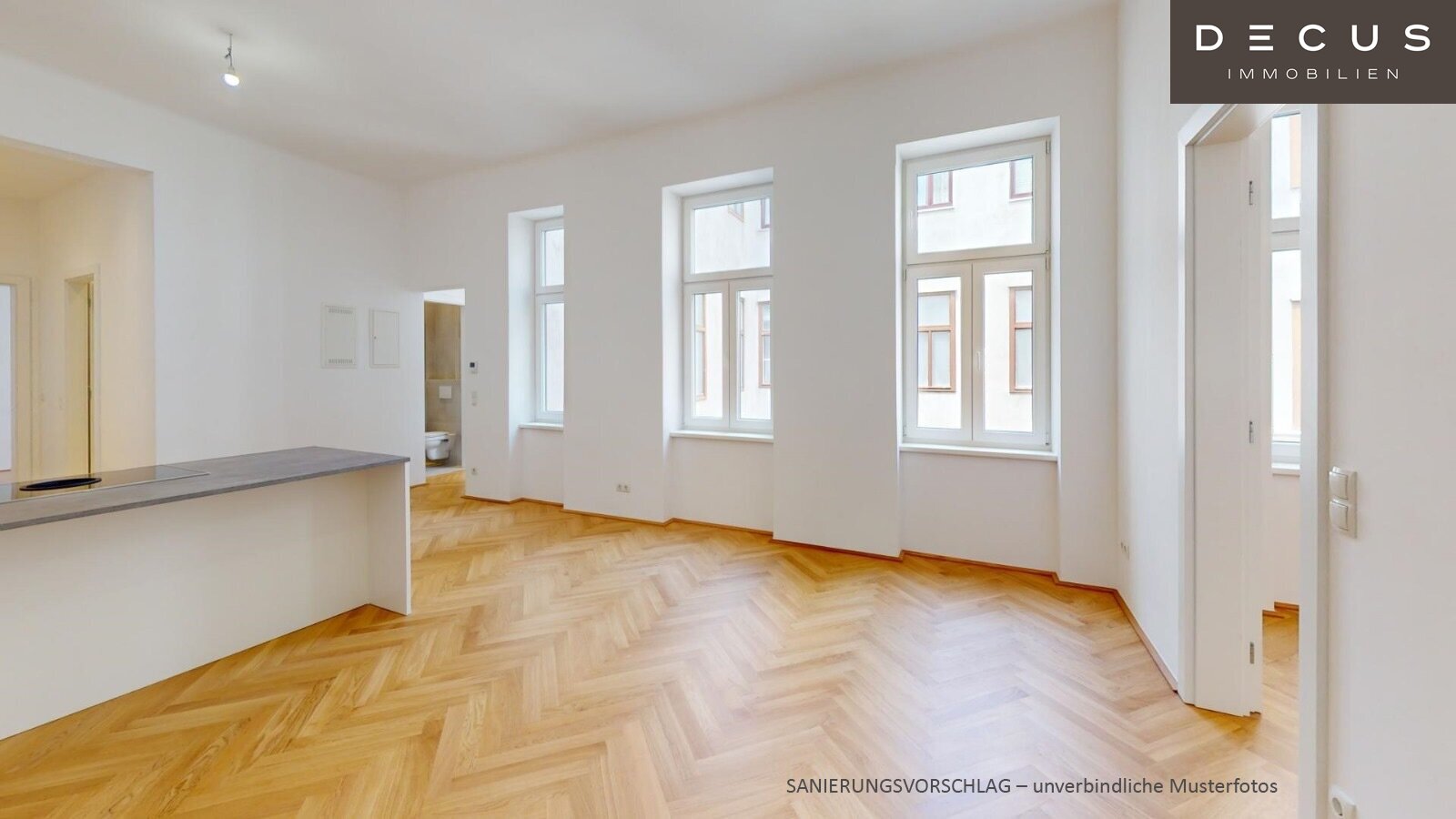 Wohnung zum Kauf 198.000 € 2,5 Zimmer 54,9 m²<br/>Wohnfläche 1.<br/>Geschoss Wien 1150