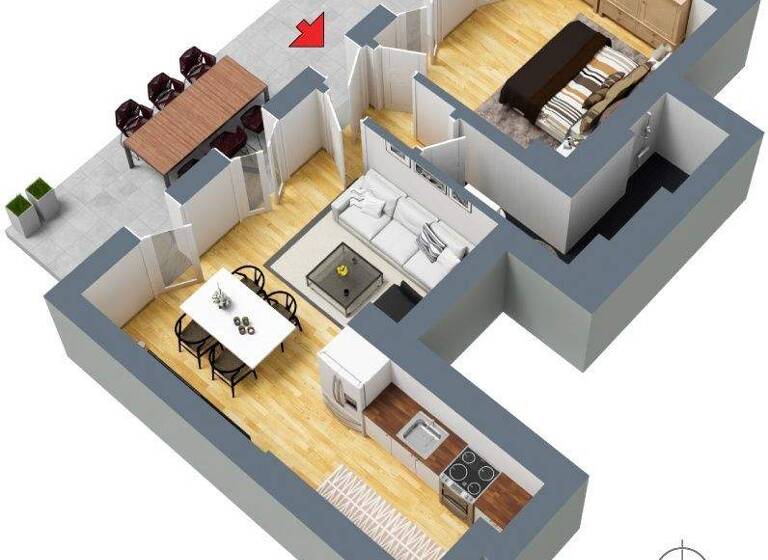 Wohnung zur Miete 595 € 2 Zimmer 58 m² EG Graal-Müritz 18181