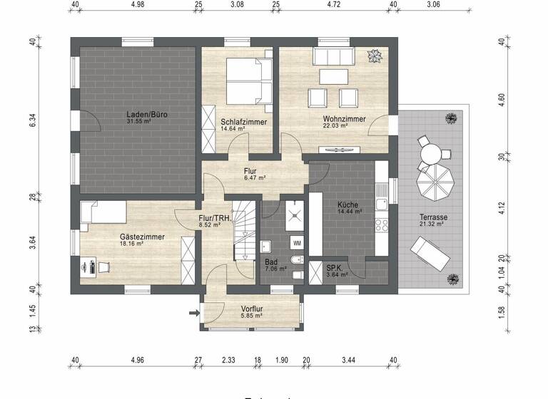 Mehrfamilienhaus zum Kauf 8 Zimmer 204 m² 1.224 m² Grundstück Birstein 63633
