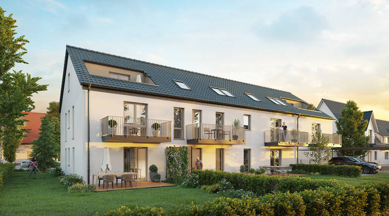 Wohnung zum Kauf - Neubau provisionsfrei 675.000 € 4 Zimmer 106 m² EG Dechsendorfer Platz 3 Dechsendorf Erlangen 91052