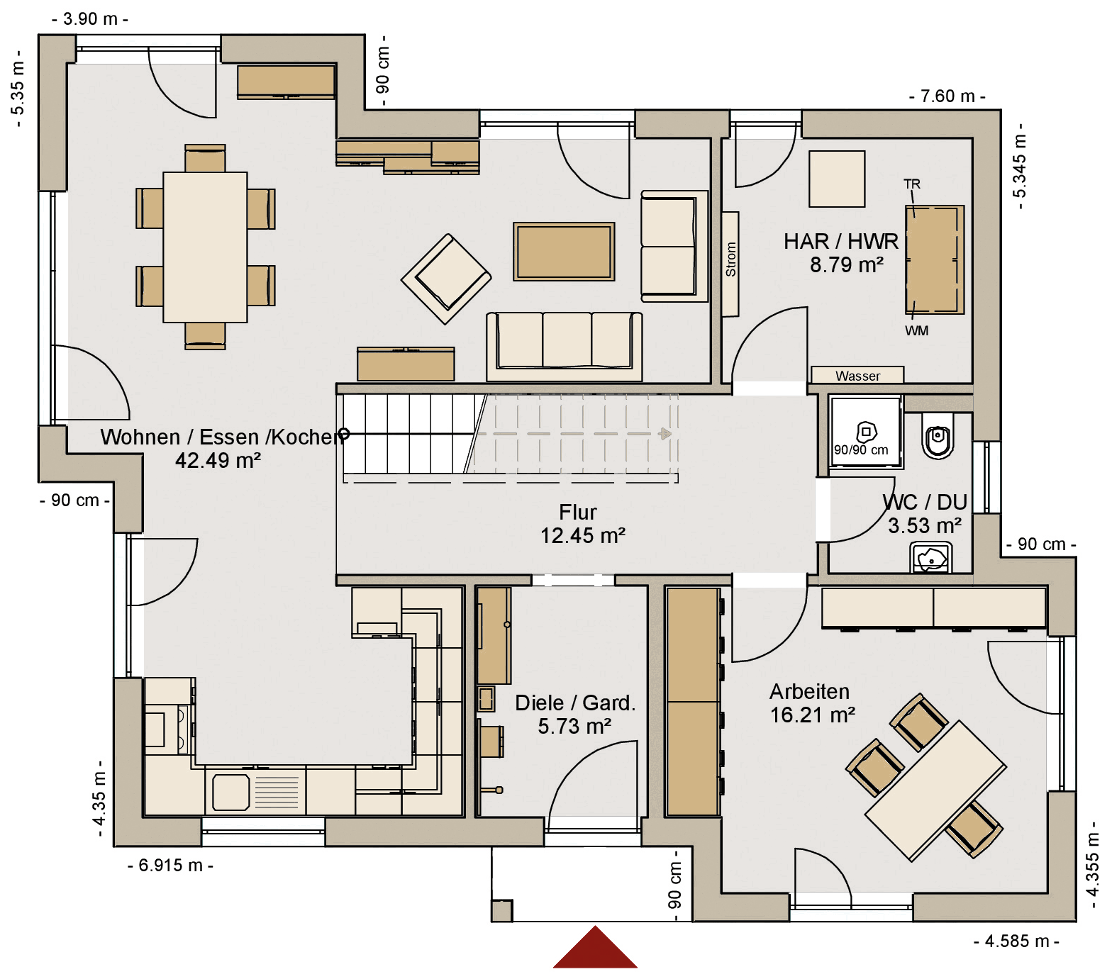 Einfamilienhaus zum Kauf provisionsfrei 457.556 € 162 m²<br/>Wohnfläche 577 m²<br/>Grundstück Waldenhausen Wertheim 97877