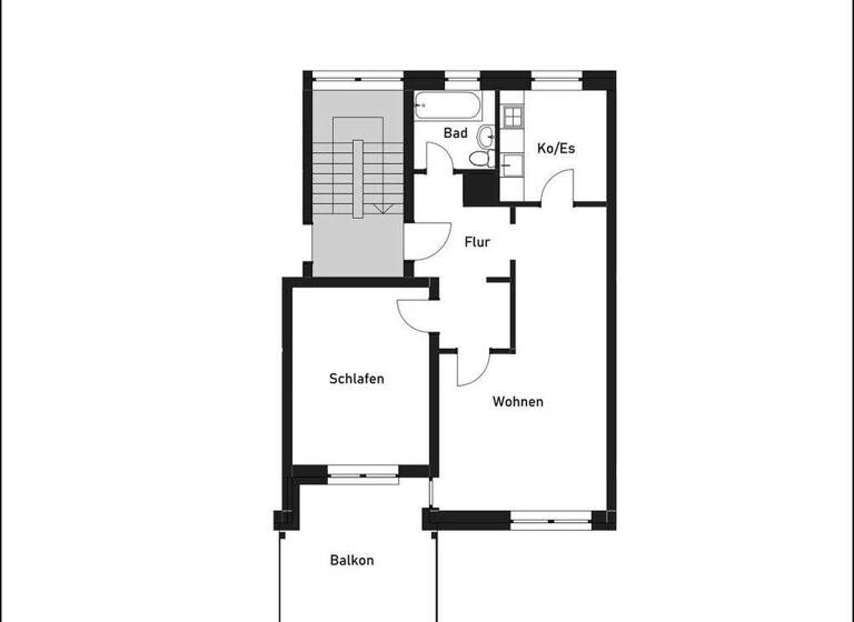 Wohnung zum Kauf provisionsfrei 219.000 € 2 Zimmer 64,2 m² 2. Geschoss Innenstadt Aschaffemburg 63739