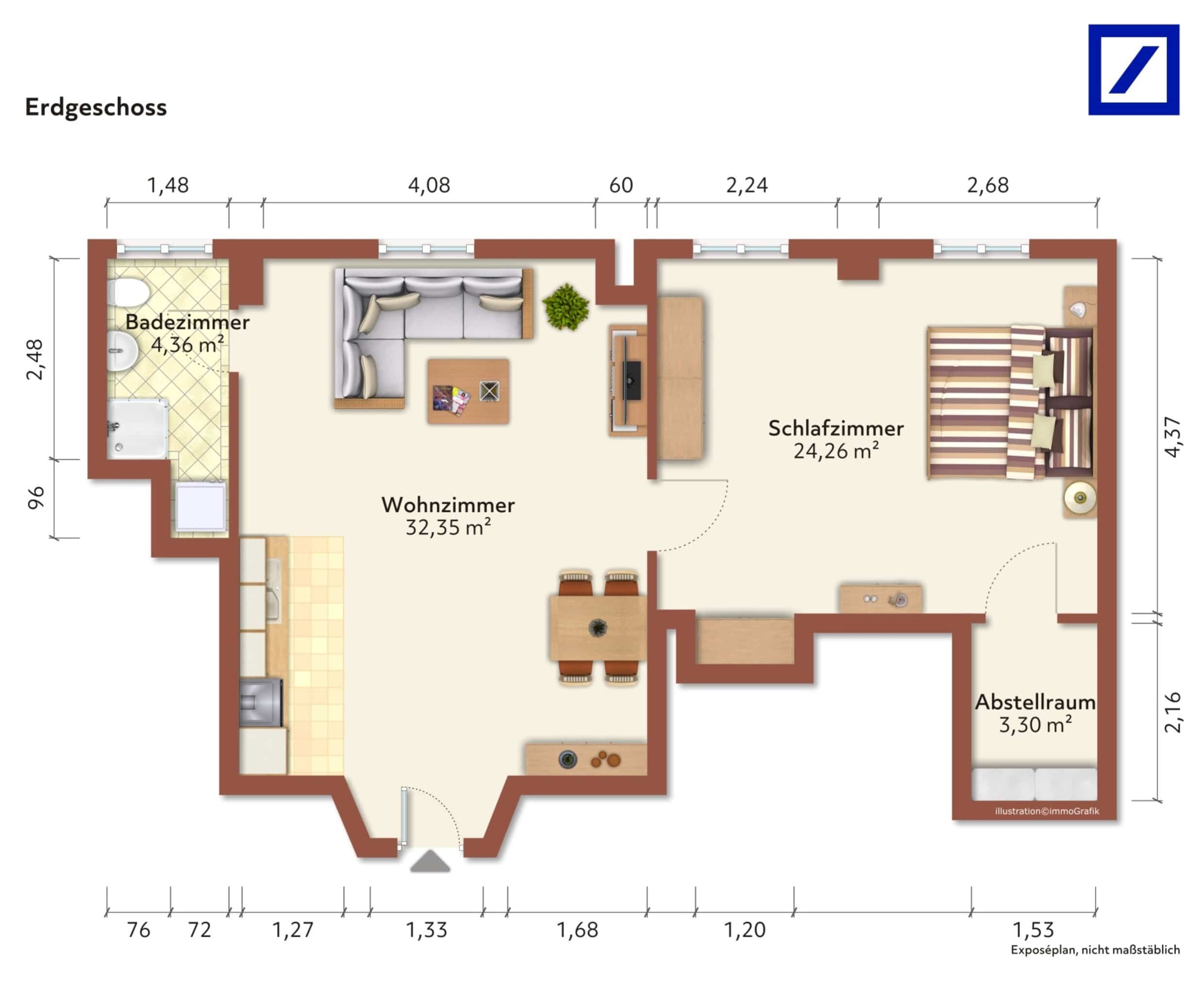 Wohnung zum Kauf 145.000 € 2 Zimmer 54,9 m²<br/>Wohnfläche Domviertel Freiberg 09599