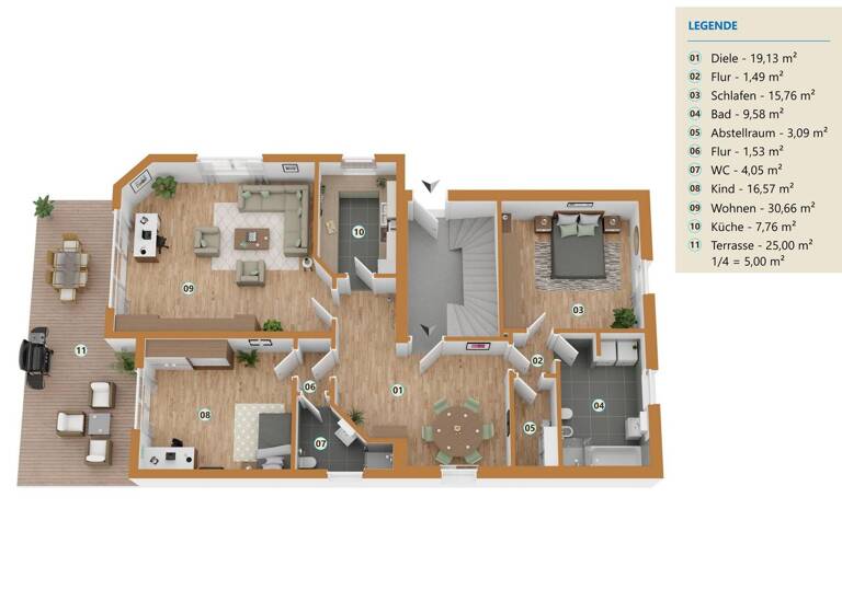 Wohnung zur Miete 1.100 € 3 Zimmer 115 m² Kirchhörde Dortmund 44229