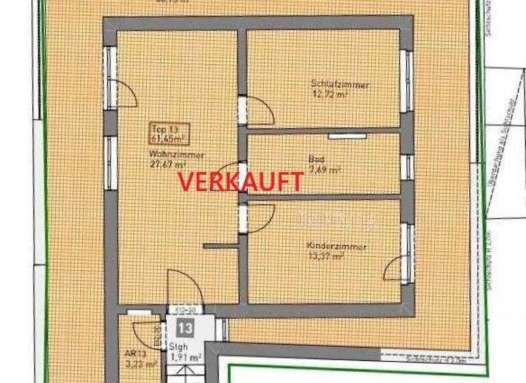 Wohnung zum Kauf - Erstbezug 3 Zimmer 61,5 m² Salzburg Salzburg(Stadt) 5020
