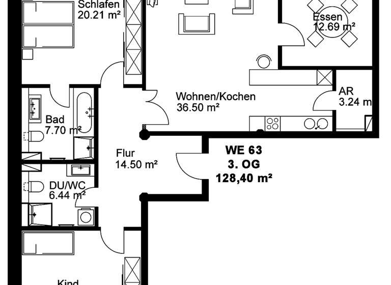 Wohnung zum Kauf 450.000 € 4 Zimmer 128,4 m²<br/>Wohnfläche 3.<br/>Geschoss Schulze-Boysen-Str. 02 Reudnitz-Thonberg Leipzig 04317