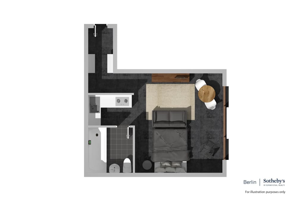 Wohnung zur Miete Wohnen auf Zeit 1.545 € 1 Zimmer 34,9 m²<br/>Wohnfläche 04.02.2025<br/>Verfügbarkeit Linienstrasse 214 Mitte Berlin 10119