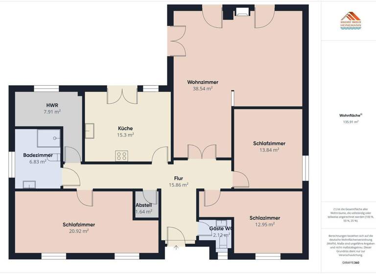 Haus zum Kauf 299.000 € 4 Zimmer 137,5 m² 698 m² Grundstück Nordleda 21765