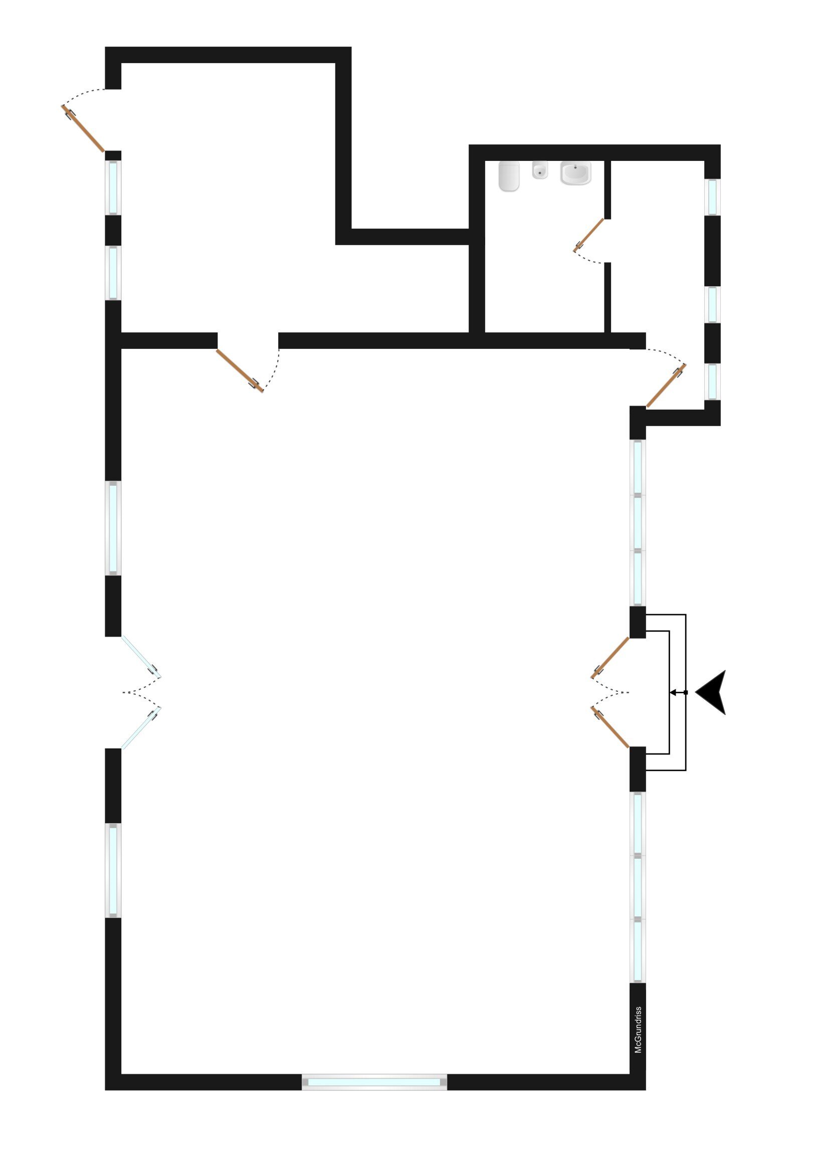 Bürofläche zur Miete 2.200 € 2 Zimmer 186 m²<br/>Bürofläche Wieseck Gießen 35396