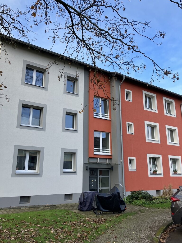 Wohnung zur Miete 494 € 2,5 Zimmer 56,8 m²<br/>Wohnfläche 1.<br/>Geschoss Stettiner Straße 51 Gartenstadt Krefeld 47829