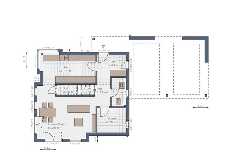 Einfamilienhaus zum Kauf provisionsfrei 438.499 € 4 Zimmer 121,1 m² 381 m² Grundstück Emmingen Emmingen-Liptingen 78576