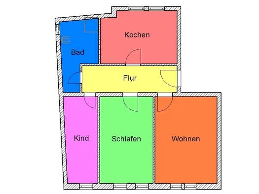 Wohnung zur Miete 402 € 3 Zimmer 75 m² 1. Geschoss frei ab sofort Breite Straße 22 Allstedt 06542