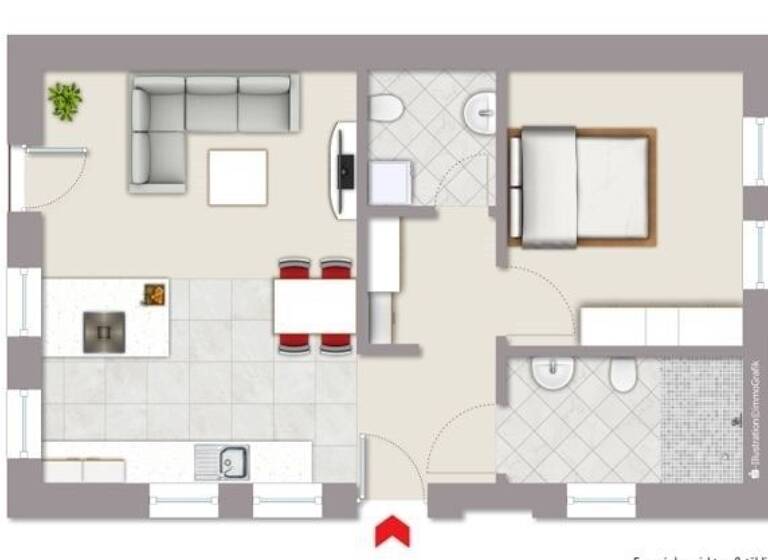 Wohnung zum Kauf - Erstbezug 450.000 € 2 Zimmer 60 m² Wyk 25938