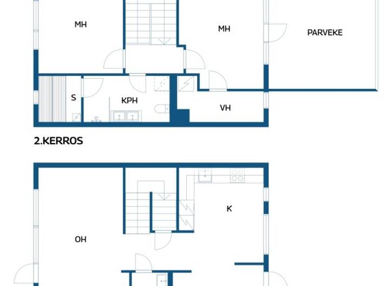 Reihenmittelhaus zum Kauf 398.000 € 3 Zimmer 90 m² 3.447 m² Grundstück Hankaintie 15 Kirkkonummi 02480