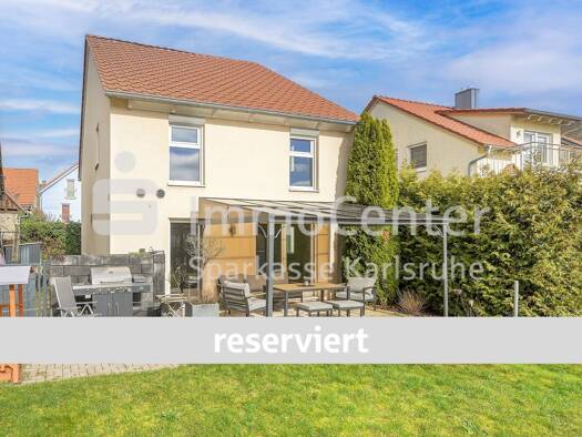 Einfamilienhaus zum Kauf 549.000 € 5 Zimmer 137,9 m² 388 m² Grundstück Friedrichstal Stutensee / Friedrichstal 76297