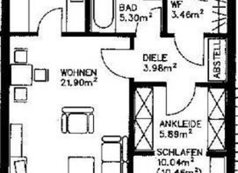Wohnung zur Miete 350 € 2 Zimmer 60 m² 2. Geschoss Chemnitzer Straße 76b Limbach-Oberfrohna 09212