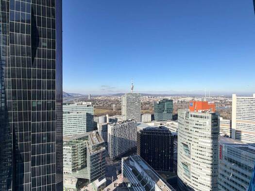 Studio zur Miete - Erstbezug 972 € 1 Zimmer 34 m² 32. Geschoss Donau-City-Straße Wien 1220