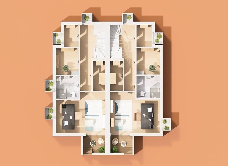 Mehrfamilienhaus zum Kauf - Erstbezug provisionsfrei 1.050.000 € 7 Zimmer 171,2 m² 222 m² Grundstück Schwaig Oberding 85445