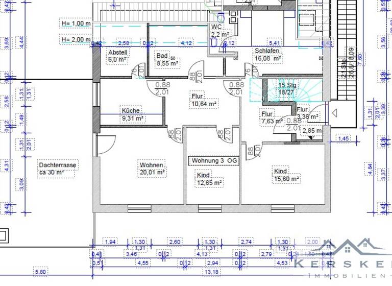 Wohnung zur Miete 1.195 € 4 Zimmer 122 m² 1. Geschoss frei ab 01.05.2026 Martfeld 27327