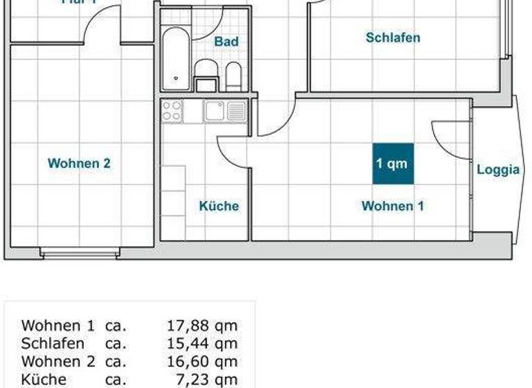Wohnung zur Miete 596 € 3 Zimmer 77,3 m² 11. Geschoss frei ab 19.03.2026 Michelangelostr. 2 Räcknitz/Zschertnitz Dresden 01217