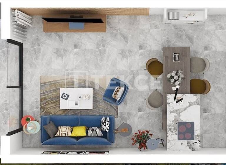 Studio zum Kauf 125.000 € 1 Zimmer 54 m² EG Girne 99400