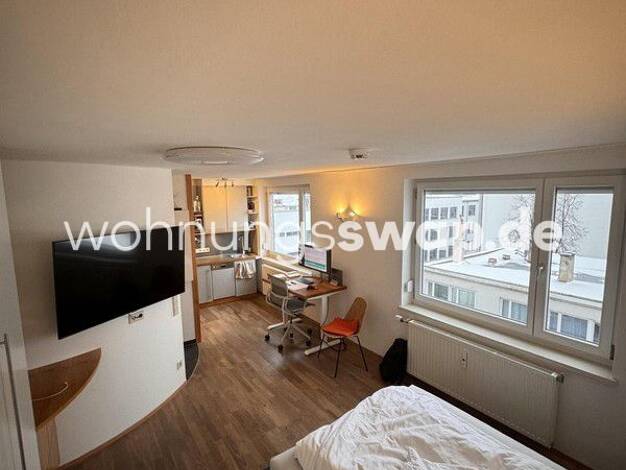 Studio zur Miete Tauschwohnung 700 € 1 Zimmer 30 m² 5. Geschoss Maxvorstadt München 80335