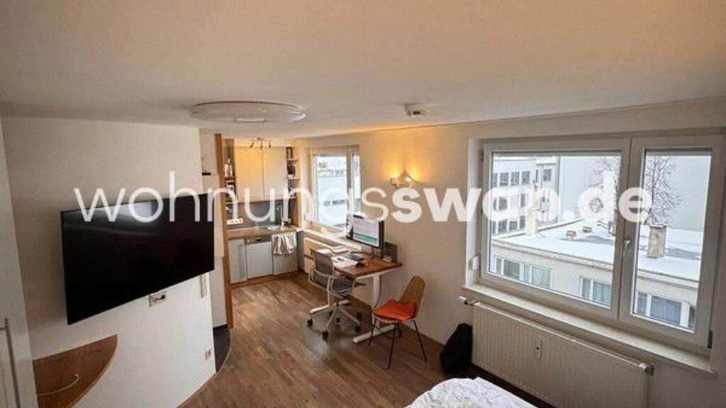 Studio zur Miete Tauschwohnung 700 € 1 Zimmer 30 m² 5. Geschoss Maxvorstadt München 80335