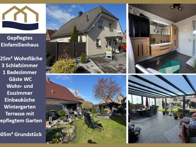 Einfamilienhaus zum Kauf 399.000 € 4 Zimmer 125,4 m² 609 m² Grundstück Heidmühle Schortens 26419
