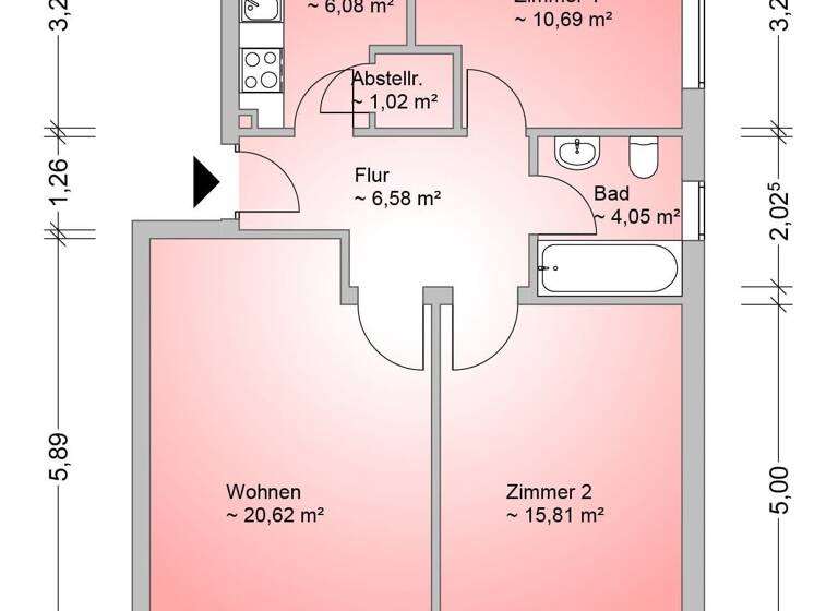 Wohnung zum Kauf 185.000 € 3 Zimmer 69,9 m²<br/>Wohnfläche Eißendorf Hamburg 21077