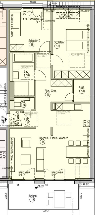 Wohnung zum Kauf 633.000 € 3 Zimmer 94,6 m²<br/>Wohnfläche 2.<br/>Geschoss Widdersdorf Köln / Widdersdorf 50859