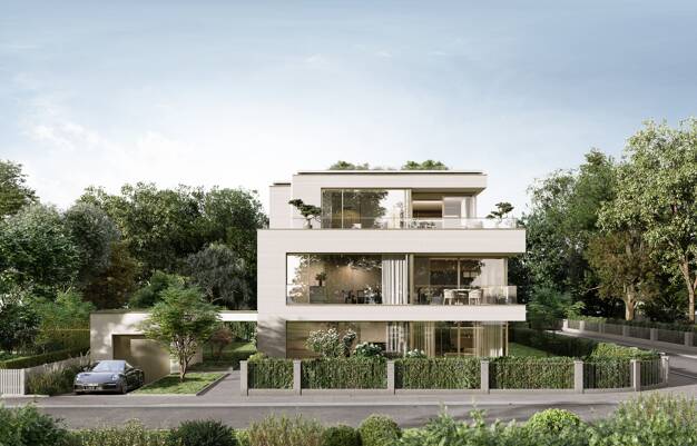 Wohnung zum Kauf - Neubau provisionsfrei 4.678.700 € 4 Zimmer 182 m² 1. Geschoss frei ab sofort Normanneplatz 8 Englschalking München 81925