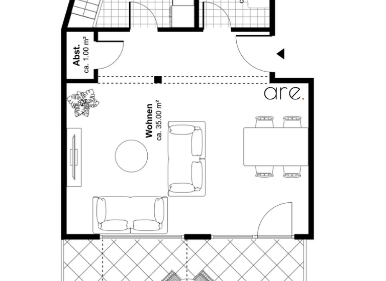 Wohnung zum Kauf 349.000 € 2 Zimmer 47 m² EG Winterhude Hamburg 22299