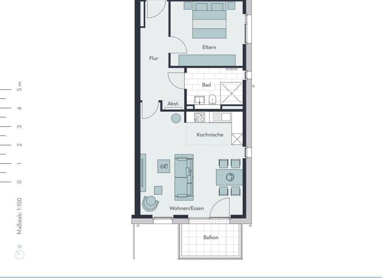Wohnung zum Kauf provisionsfrei 299.900 € 2 Zimmer 64,9 m²<br/>Wohnfläche ab sofort<br/>Verfügbarkeit Meckenheim Meckenheim 53340