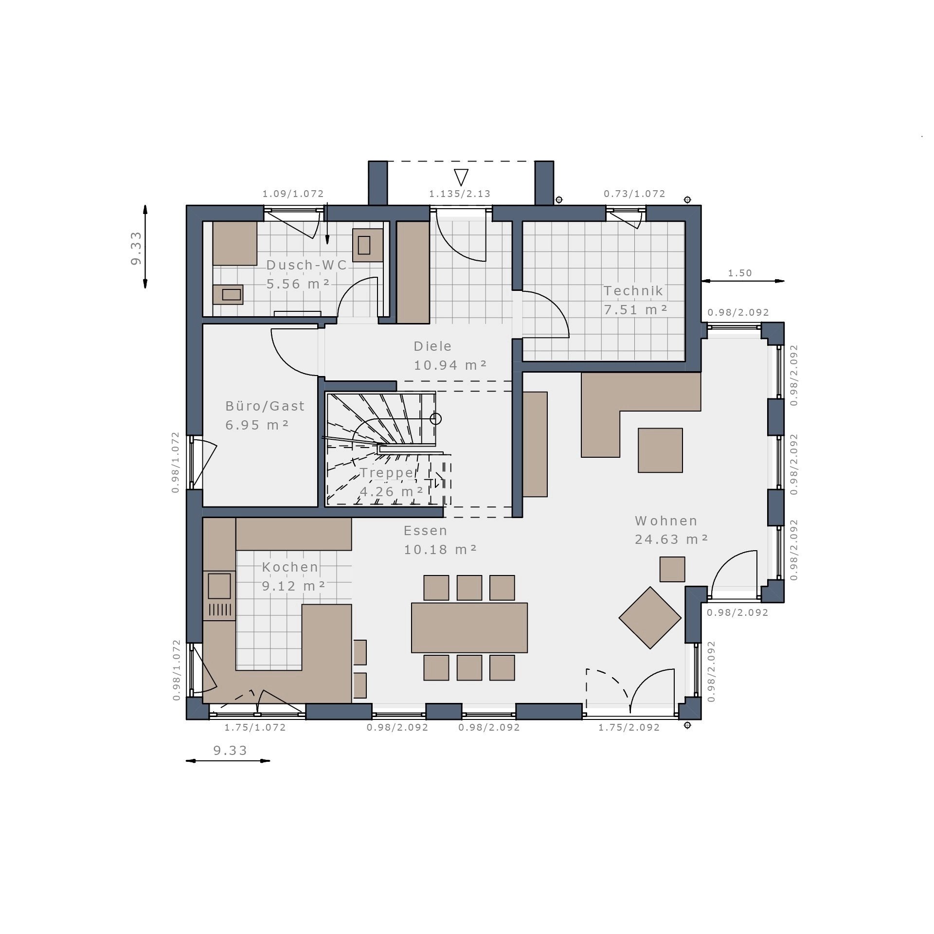 Einfamilienhaus zum Kauf provisionsfrei 633.689 € 5 Zimmer 145 m²<br/>Wohnfläche 341 m²<br/>Grundstück Bahlingen am Kaiserstuhl 79353