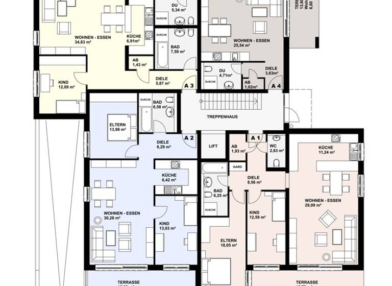 Wohnung zum Kauf 514.300 € 3 Zimmer 98,9 m²<br/>Wohnfläche Brombach Lörrach 79541