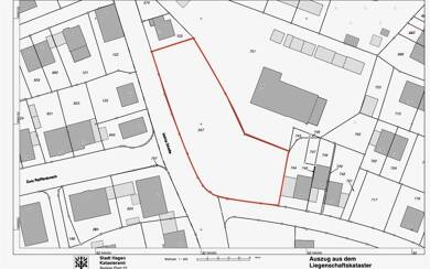 Grundstück zum Kauf provisionsfrei 649.000 € 2.443 m² Grundstück Hohle Str. 19a Eilpe Hagen 58091