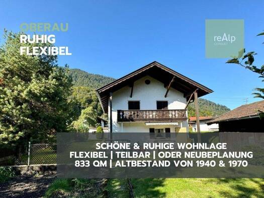 Grundstück zum Kauf 890.000 € 833 m² Grundstück Oberau 82496