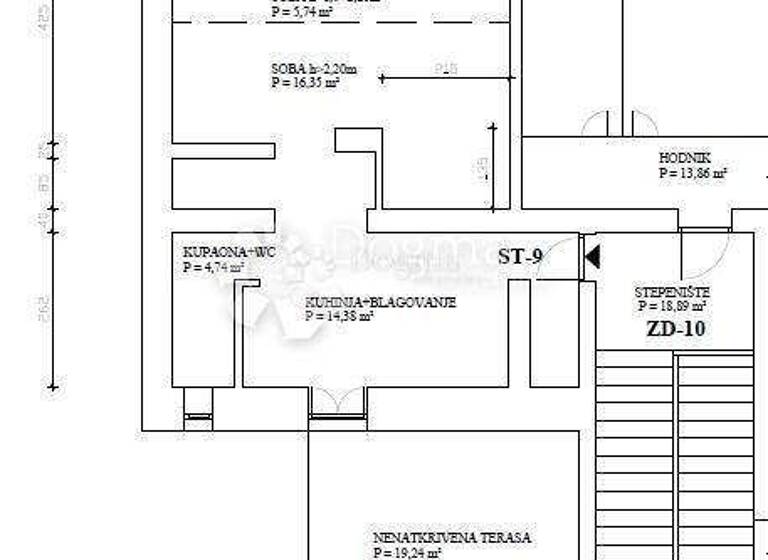 Studio zum Kauf 143.000 € 1 Zimmer 52 m² 3. Geschoss Mimara