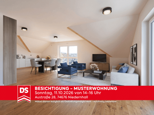 Penthouse zum Kauf provisionsfrei 671.700 € 4,5 Zimmer 135,5 m² Niedernhall 74676