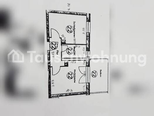 Wohnung zur Miete Tauschwohnung 700 € 2 Zimmer 40 m² 1. Geschoss Darmstadt 64295