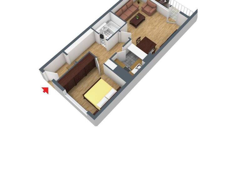 Wohnung zur Miete 670 € 2 Zimmer 60 m² 3. Geschoss Bieber Offenbach 63073