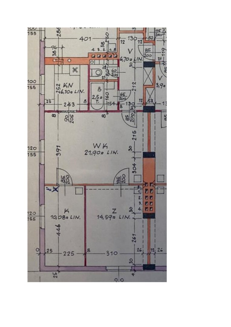 Wohnung zur Miete 710 € 1 Zimmer 62,6 m²<br/>Wohnfläche EG<br/>Geschoss ab sofort<br/>Verfügbarkeit Honauerstraße Linz Linz 4020