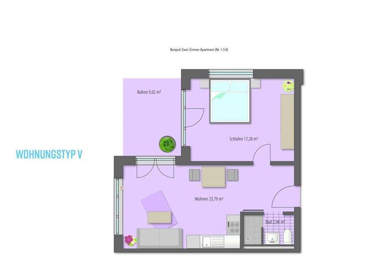 Wohnung zur Miete 545 € 2 Zimmer 48,8 m² 3. Geschoss frei ab 01.03.2026 Zieglstadl 1b Zieglstadl Pfarrkirchen 84347