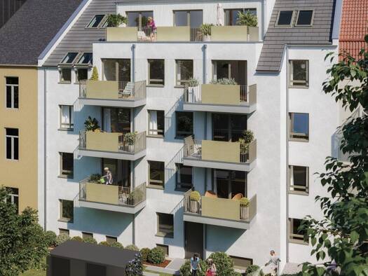 Wohnung zum Kauf - Erstbezug provisionsfrei 545.000 € 4 Zimmer 96,1 m² 1. Geschoss Laubegast Ortsamtsbereich Leuben 01279