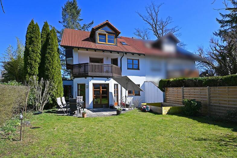 Doppelhaushälfte zum Kauf 1.550.000 € 6 Zimmer 210 m² 331 m² Grundstück Riemerling Hohenbrunn 85521