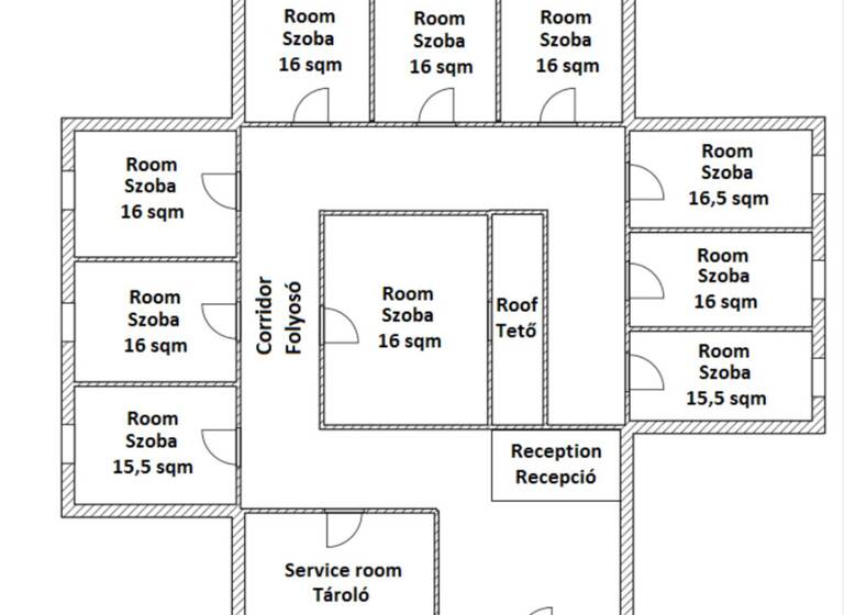 Hotel zum Kauf 1.250.000 € 10 Zimmer 20 Betten Budapest 1011