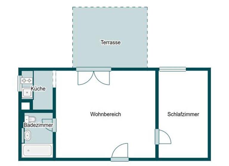 Wohnung zum Kauf 189.000 € 2 Zimmer 48,1 m² EG Oberaudorf 83080