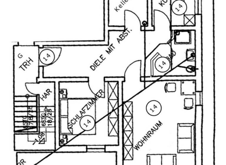 Wohnung zum Kauf provisionsfrei 129.900 € 2 Zimmer 54,3 m² UG Zeickhorner Straße 10 c Ebersdorf Ebersdorf b.Coburg 96237